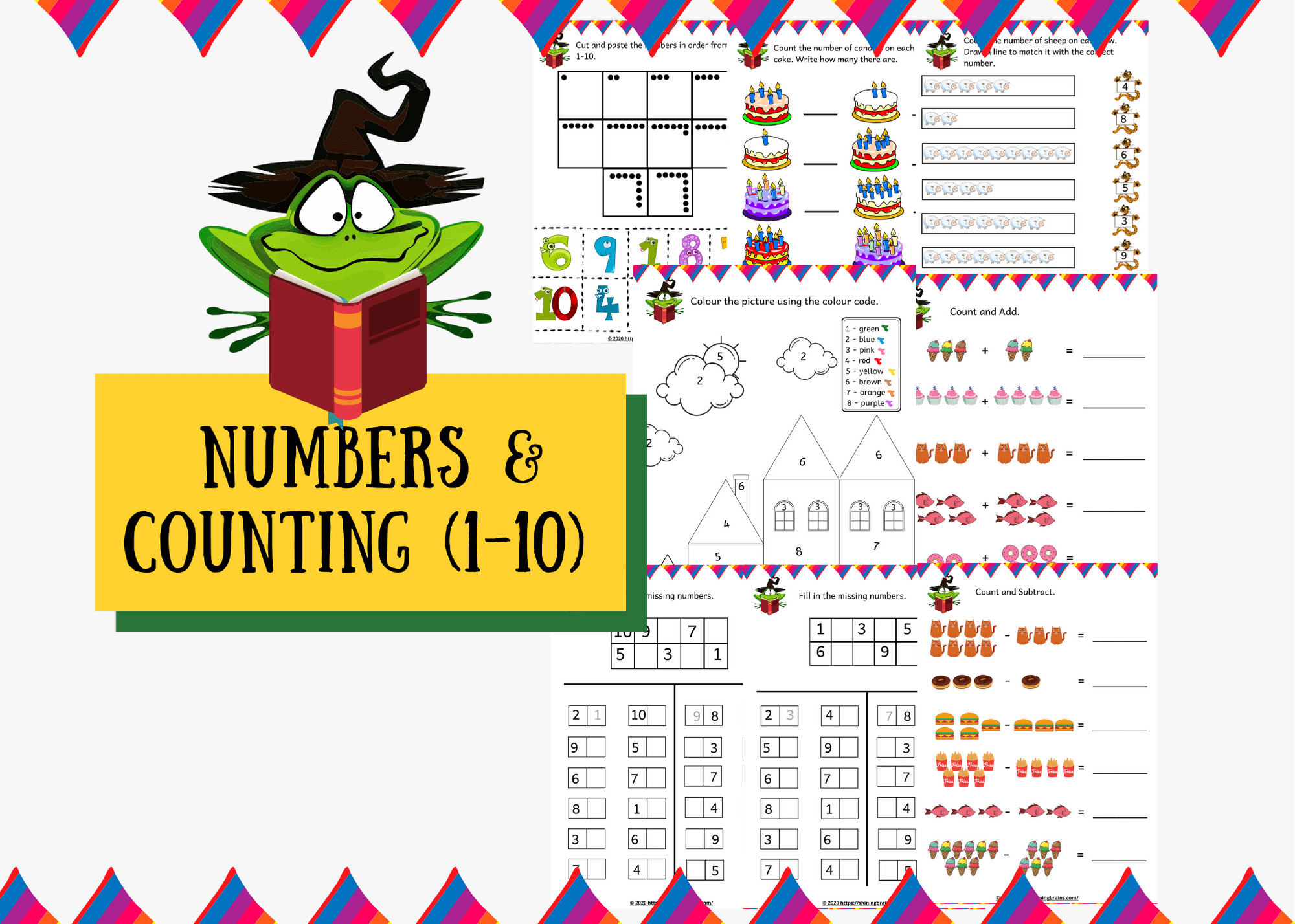 Free Printable Number 10 Worksheets Preschool