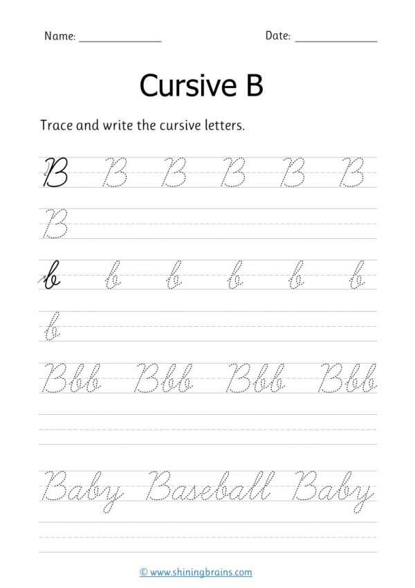 Cursive Letters Free cursive writing practice worksheets