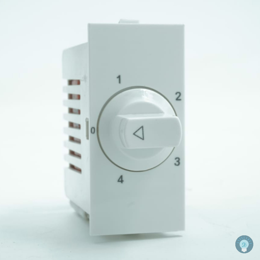 1md Fan Regulator White, (Fybros, WoodEm)