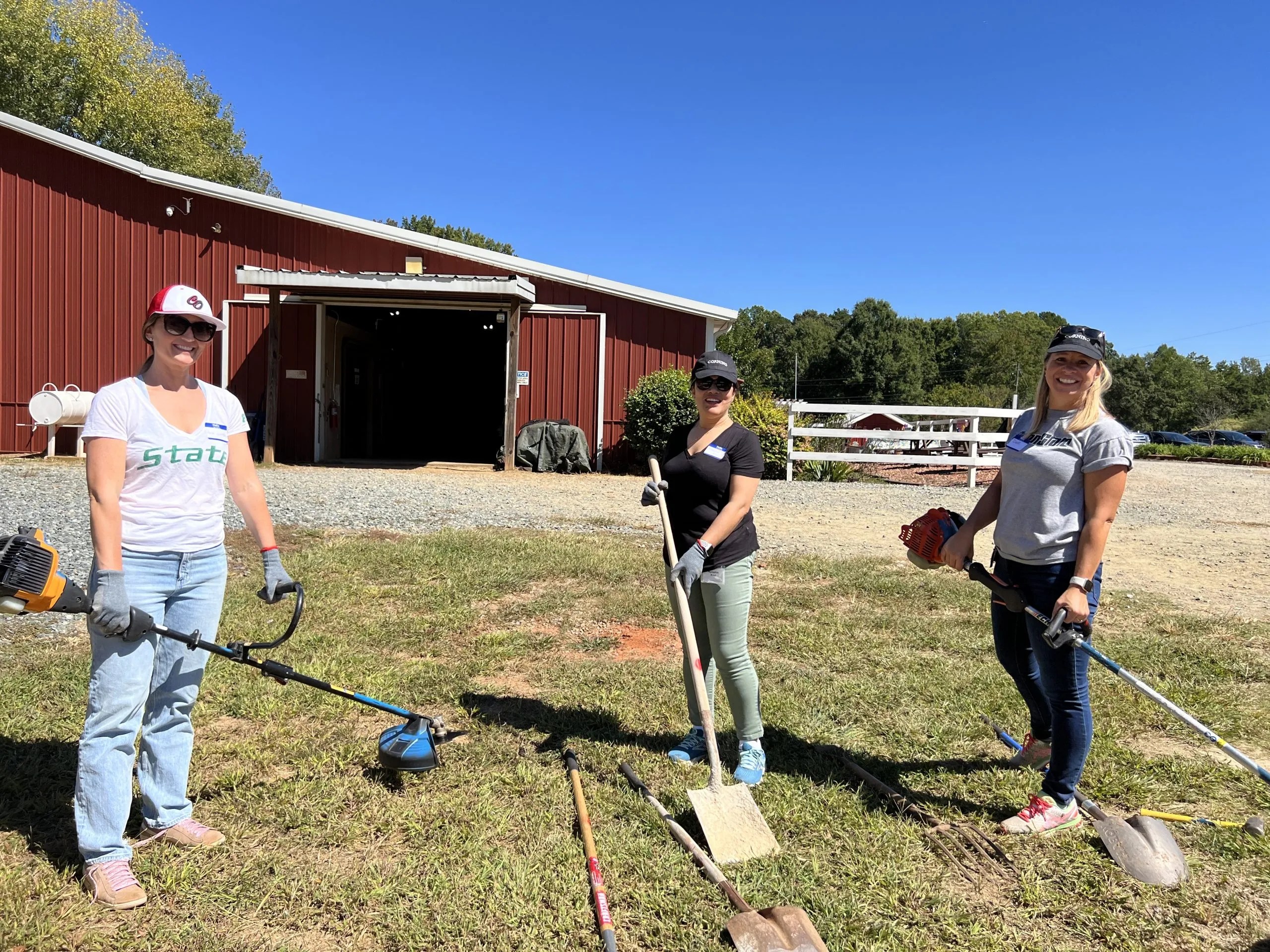 Corning Makes a Big Impact at Shining Hope Farms Shining Hope Farms