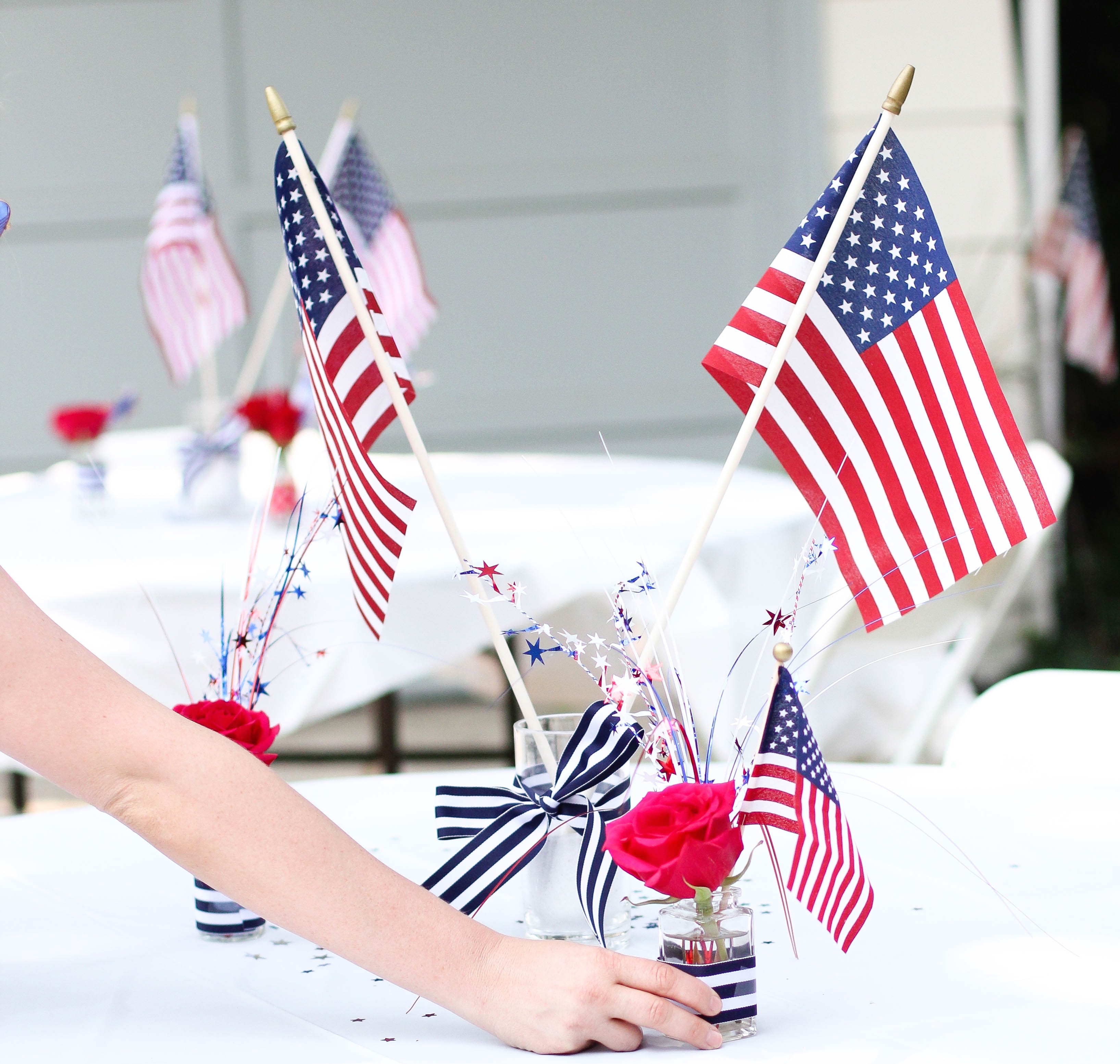 A Red, White and Blue First Birthday Party