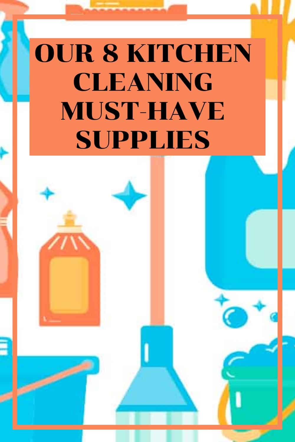 Kitchen Cleaning Supplies List 8 MustHave Items Shiny Clean Kitchen