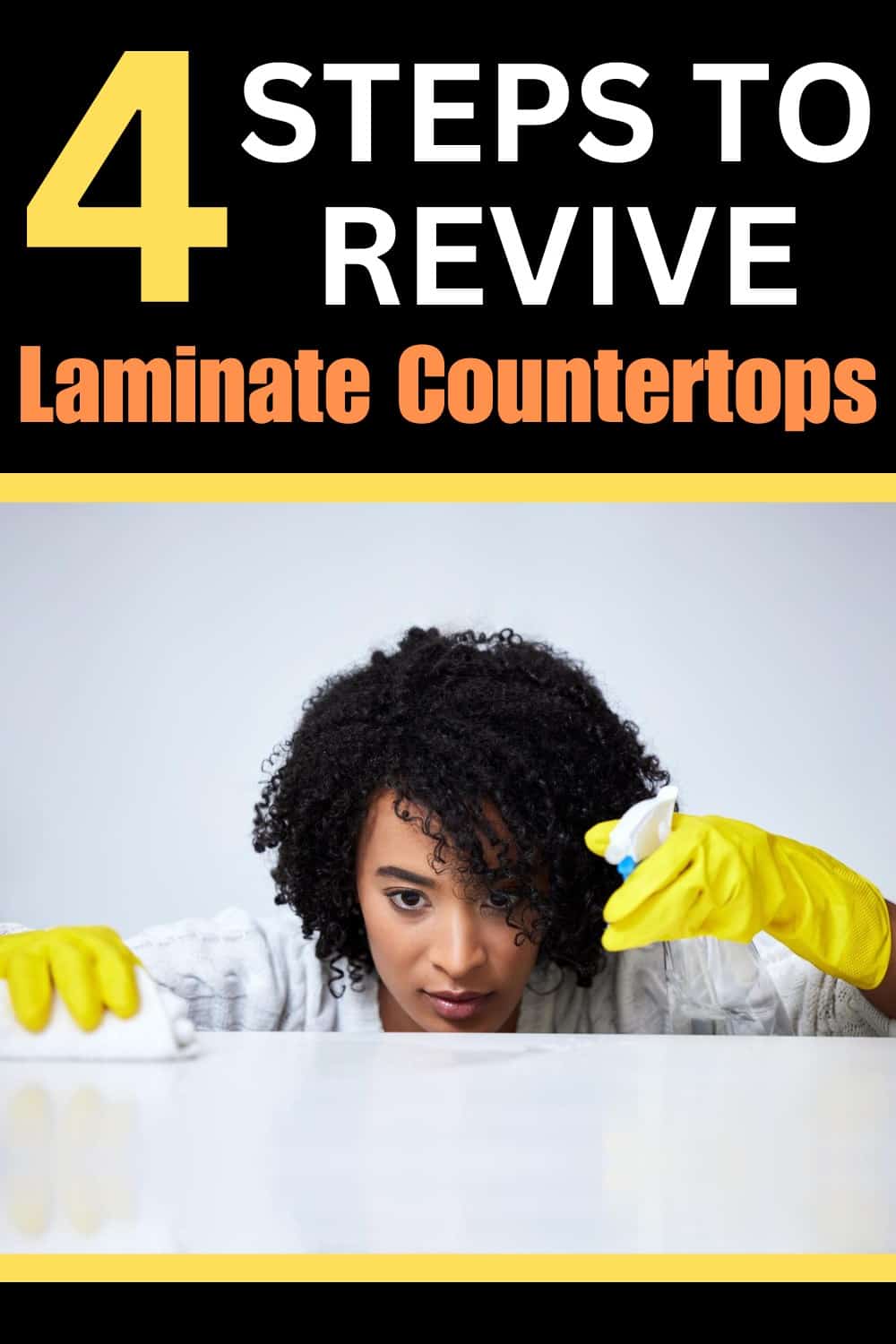 How to Revive Laminate Countertops 4 Simple Steps Shiny Clean Kitchen