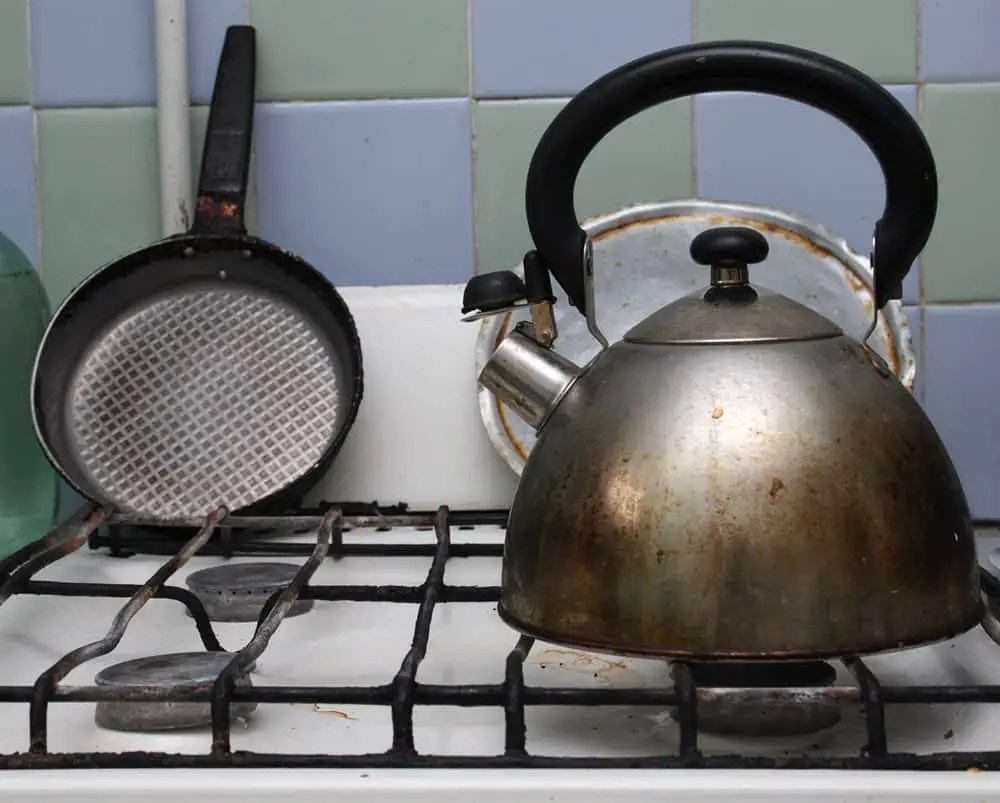 How Do You Clean The Outside Of A Burnt Tea Kettle? Shiny Clean Kitchen