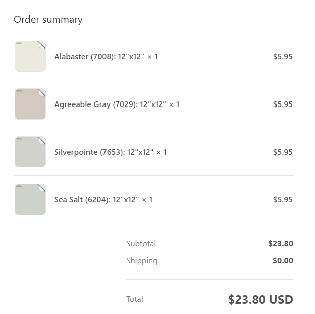 Sherwin Williams Peel and Stick Paint Samples Samplize Review Super