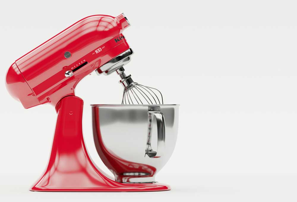 How to Clean a KitchenAid Mixer Shiny Modern