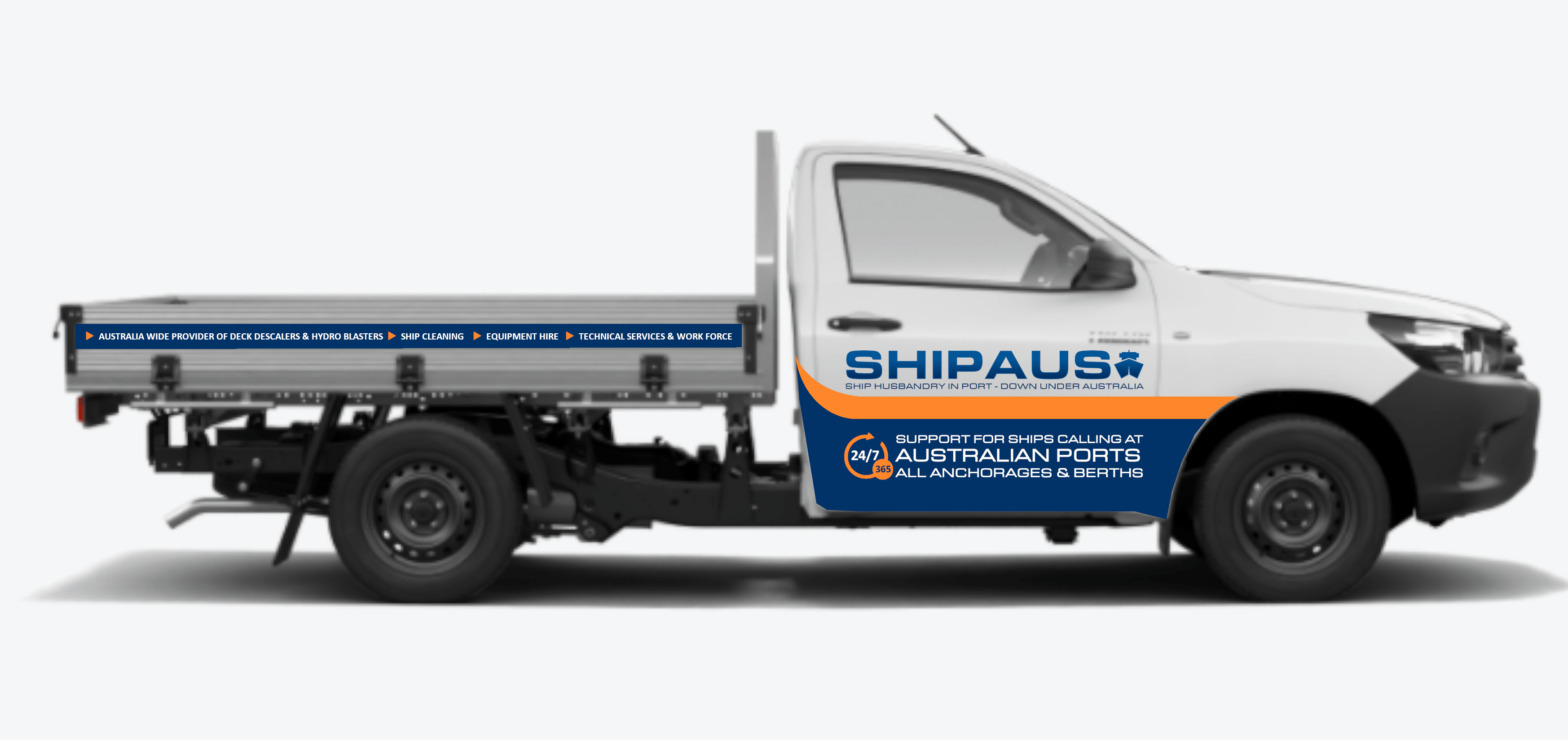 SERVICE VEHICLE COURIER SHIPAUS