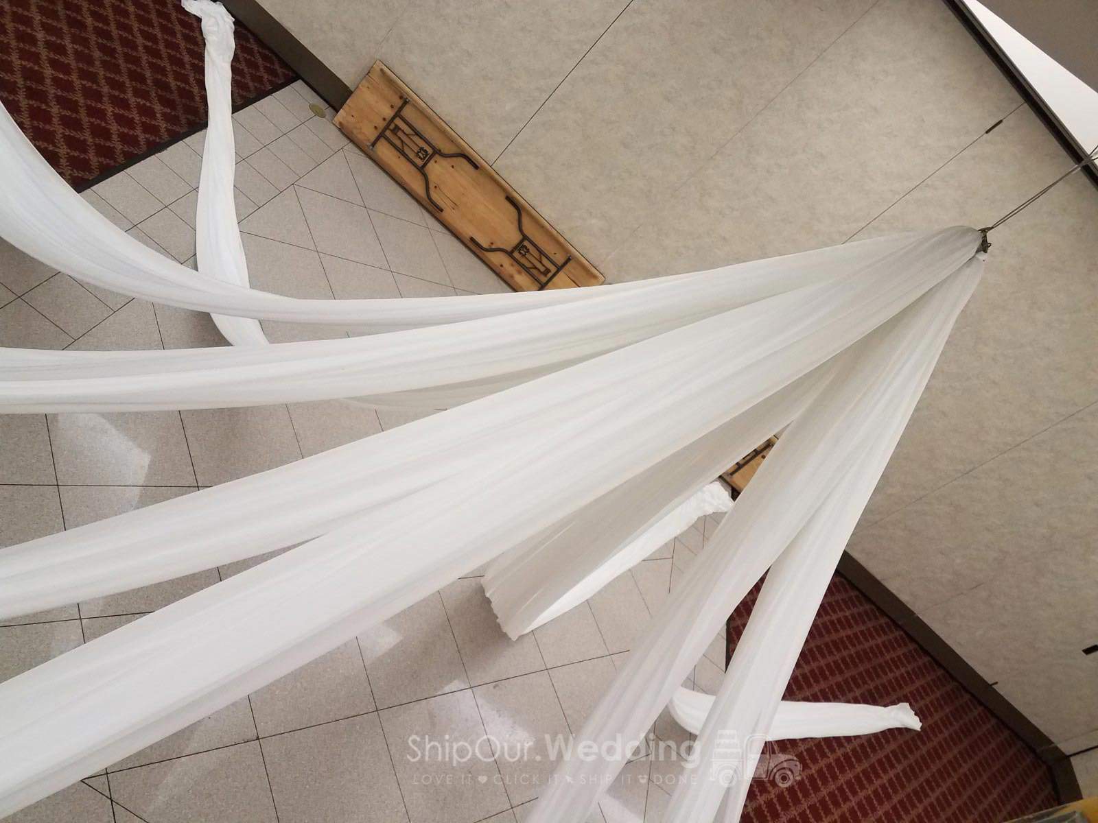 DIY Ceiling Draping Rental Easy to Assemble Kits [Video]