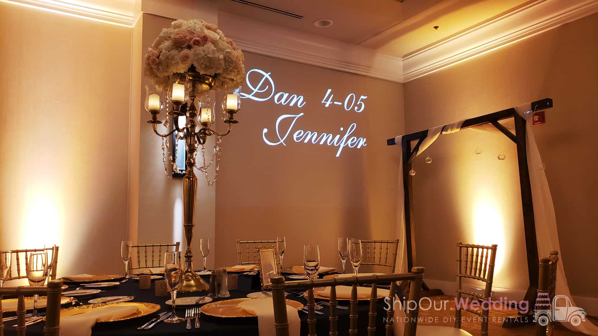 Rent Wedding Monogram Projector Light for Dance Floor 109