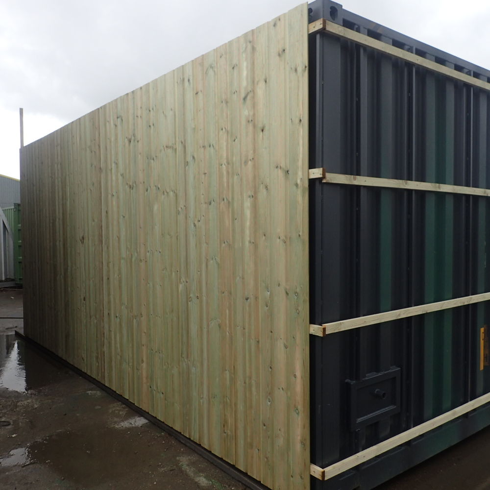 CLADDED SHIPPING CONTAINERS SEAMLESS SHIPLAP Containers Direct