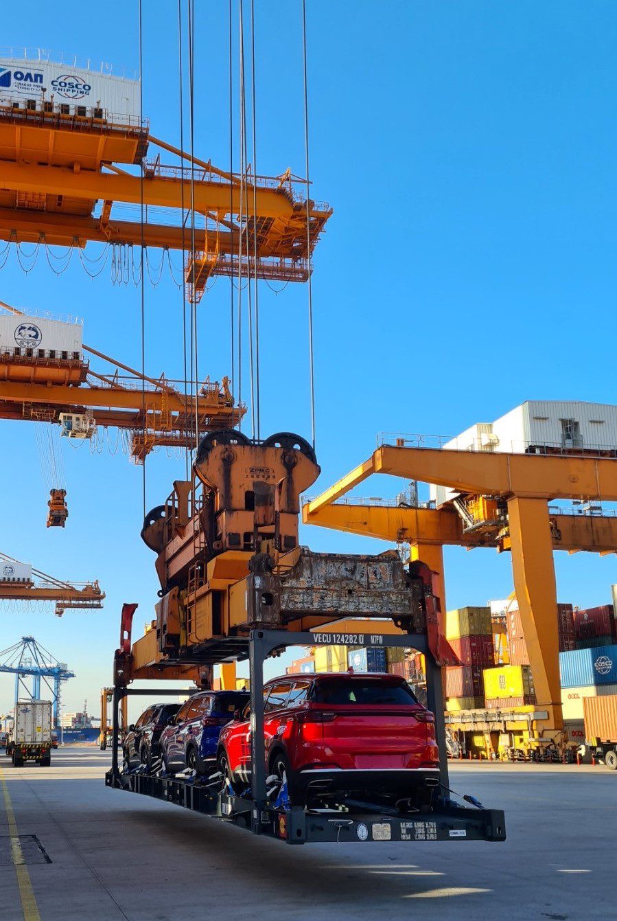 Piraeus Port Authority Launched New Car Shipment Route Port news