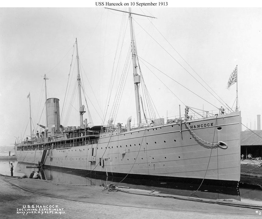 USS Hancock (AP3) Photographs