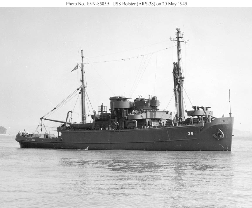 USS Bolster (ARS38) Class Photographs