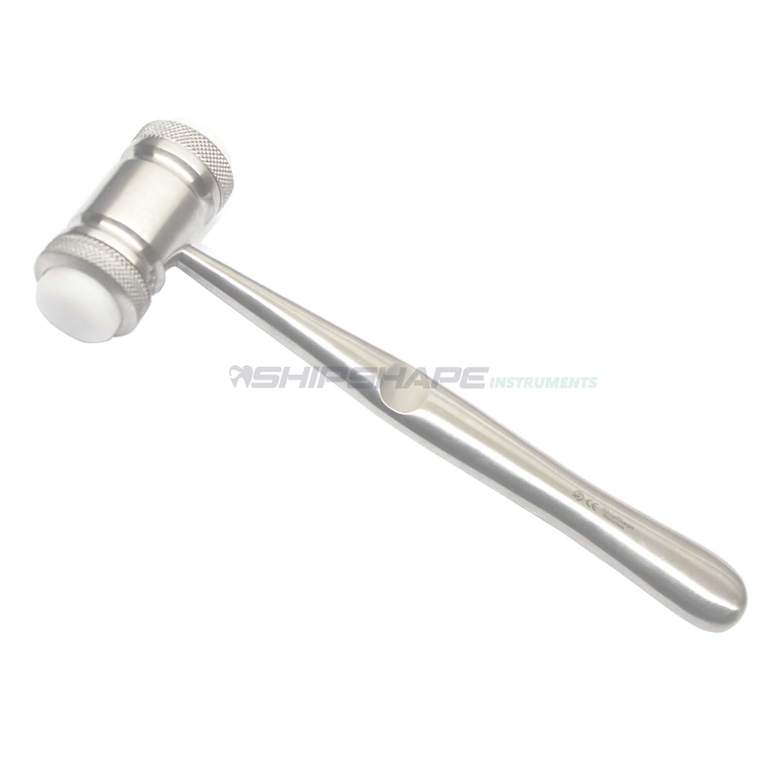 Mallet Hammer Stainless Steel Osteotome Bone Mallet, Hammers Shipshape Enterprises