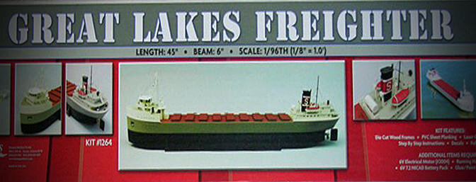 Toys & Hobbies John Ericsson Whaleback Great Lakes Freighter Resin