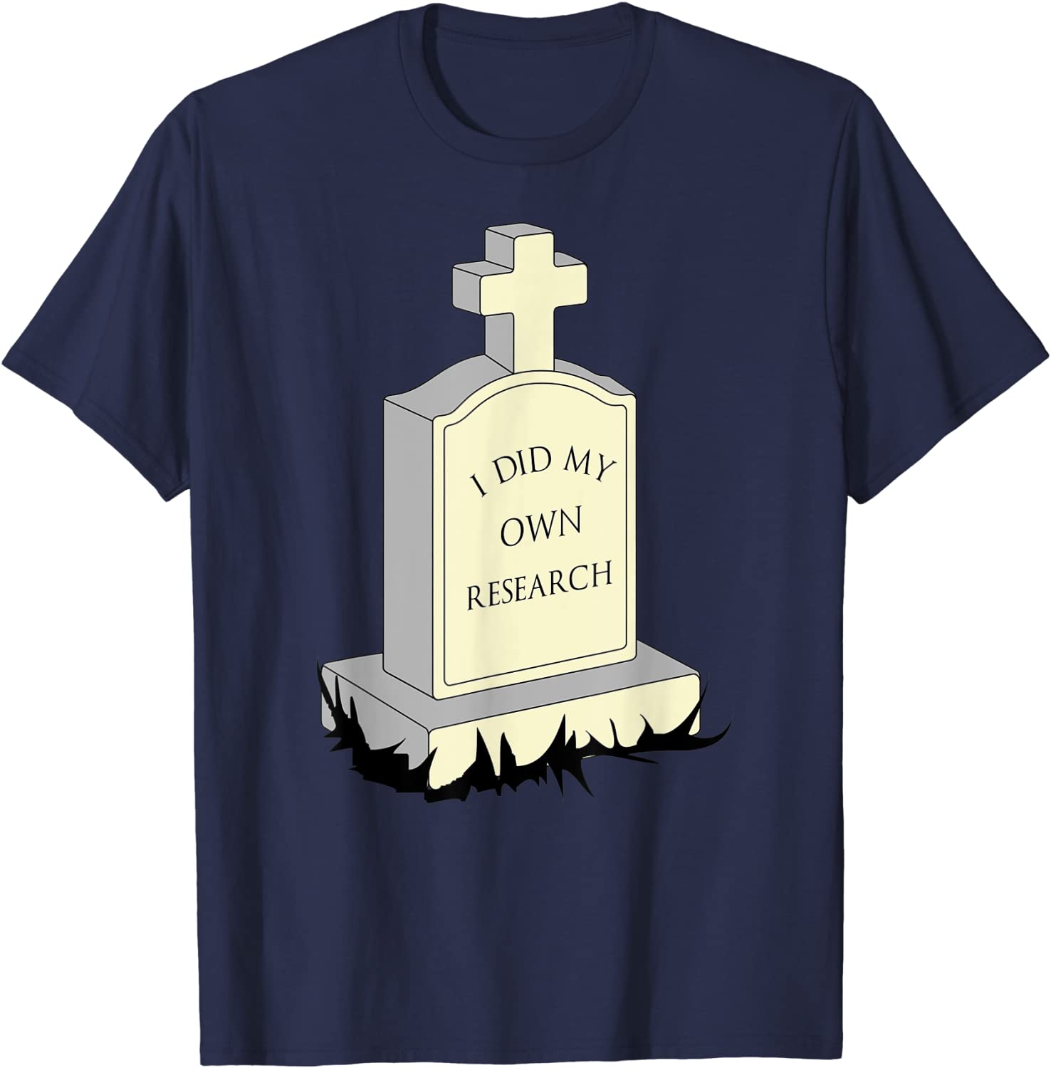 I Did My Own Research Gravestone Tombstone Halloween Costume TShirt
