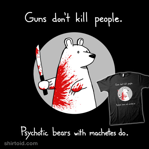 Machete Bear Shirtoid
