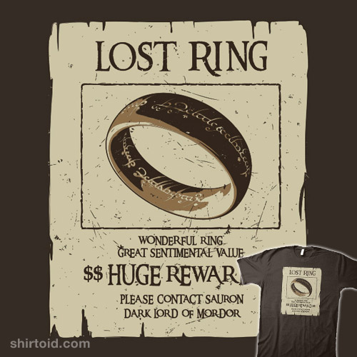 Lost Ring Shirtoid