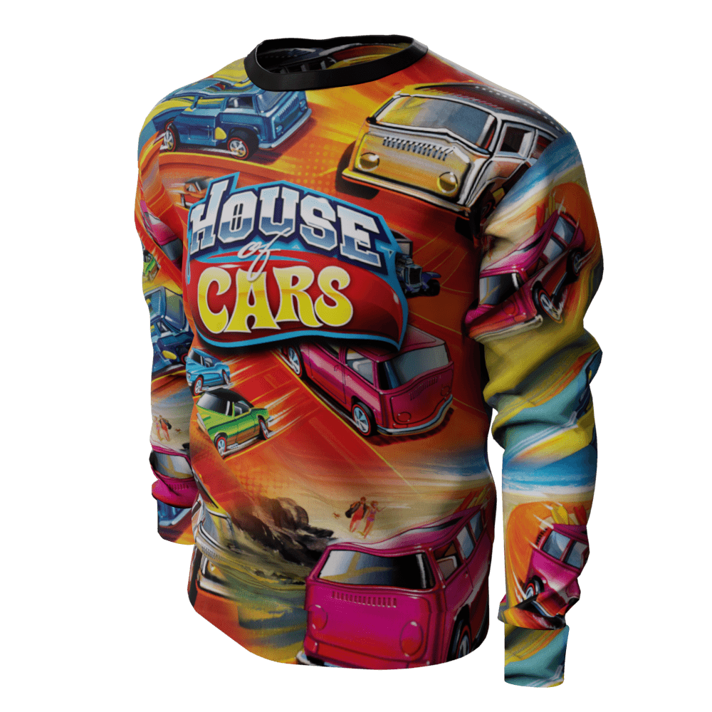 House of Cars Multicars Long Sleeve Shirt ShirtsandLogos