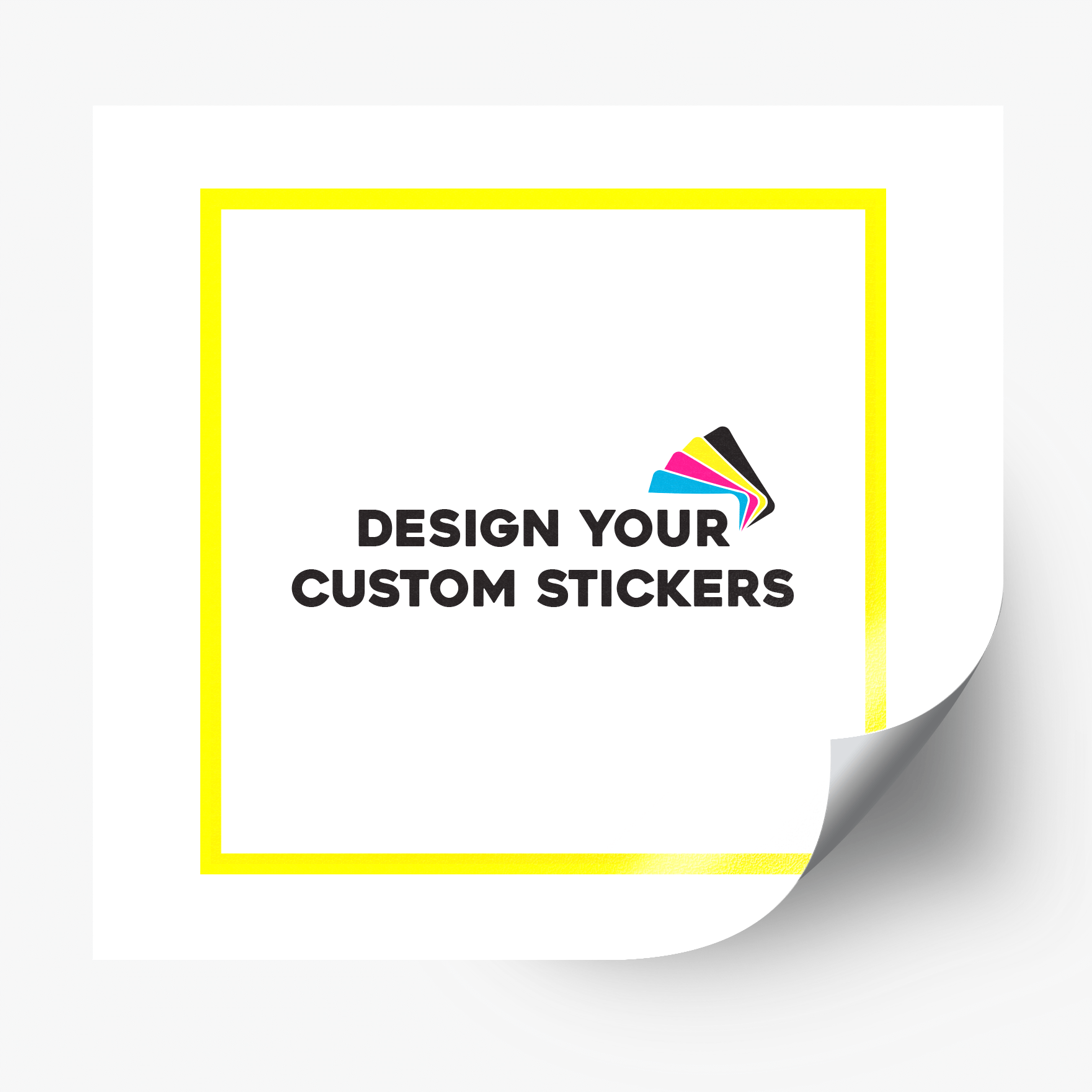 3×3 Custom Square Sticker Shirtsy On Demand Tee Printing