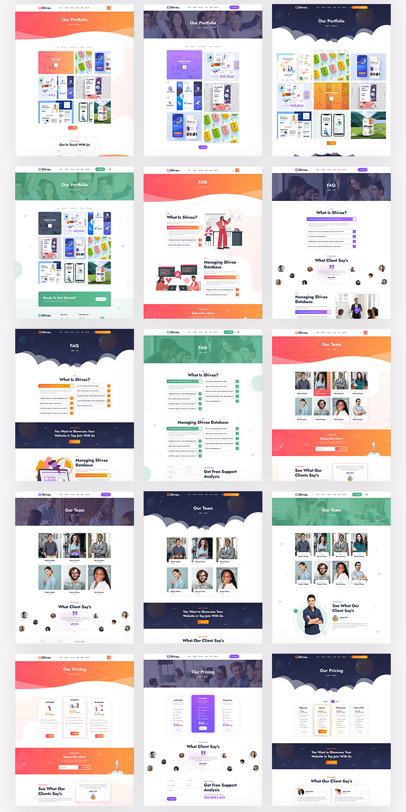 Shivaa Creative Agency Bootstrap Template Bootstrap4