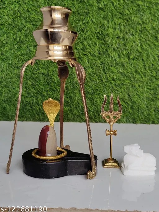 Narmadeshwar Shivling Full Set with Yoni Base shivling for Pooja