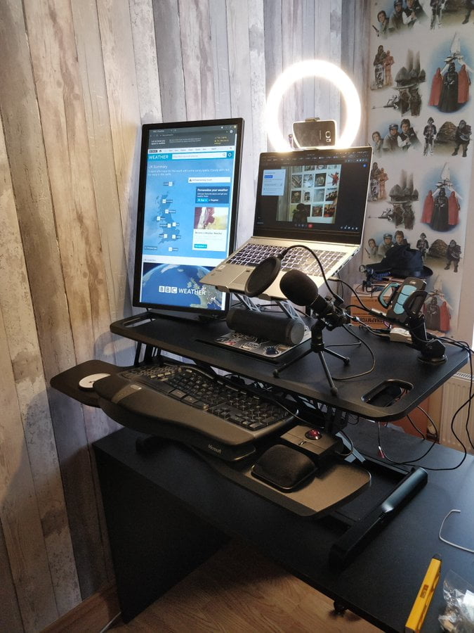 37.4 Wide Platform Compatible with Monitor Arm PUTORSEN® Standing Desk