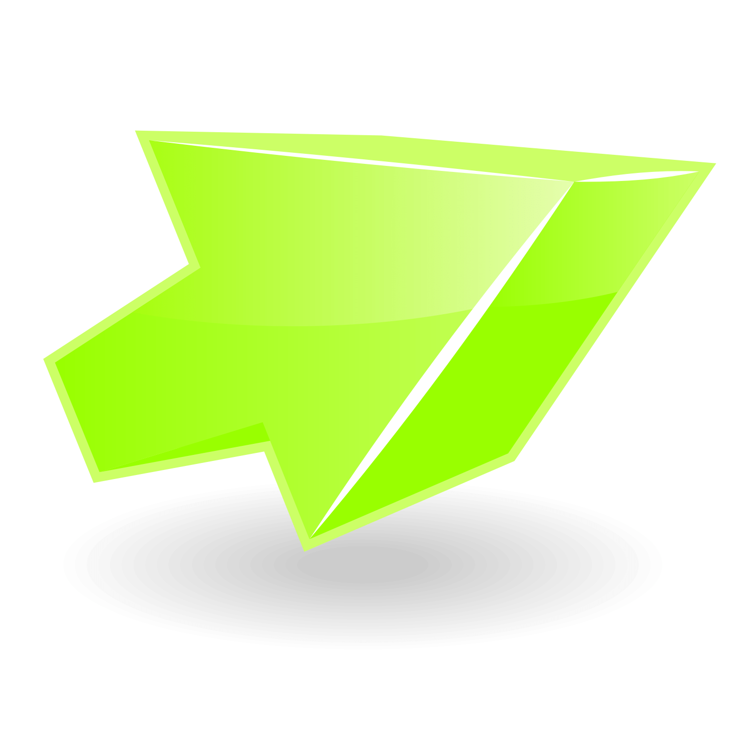 Vector for free use 3D Arrow icon