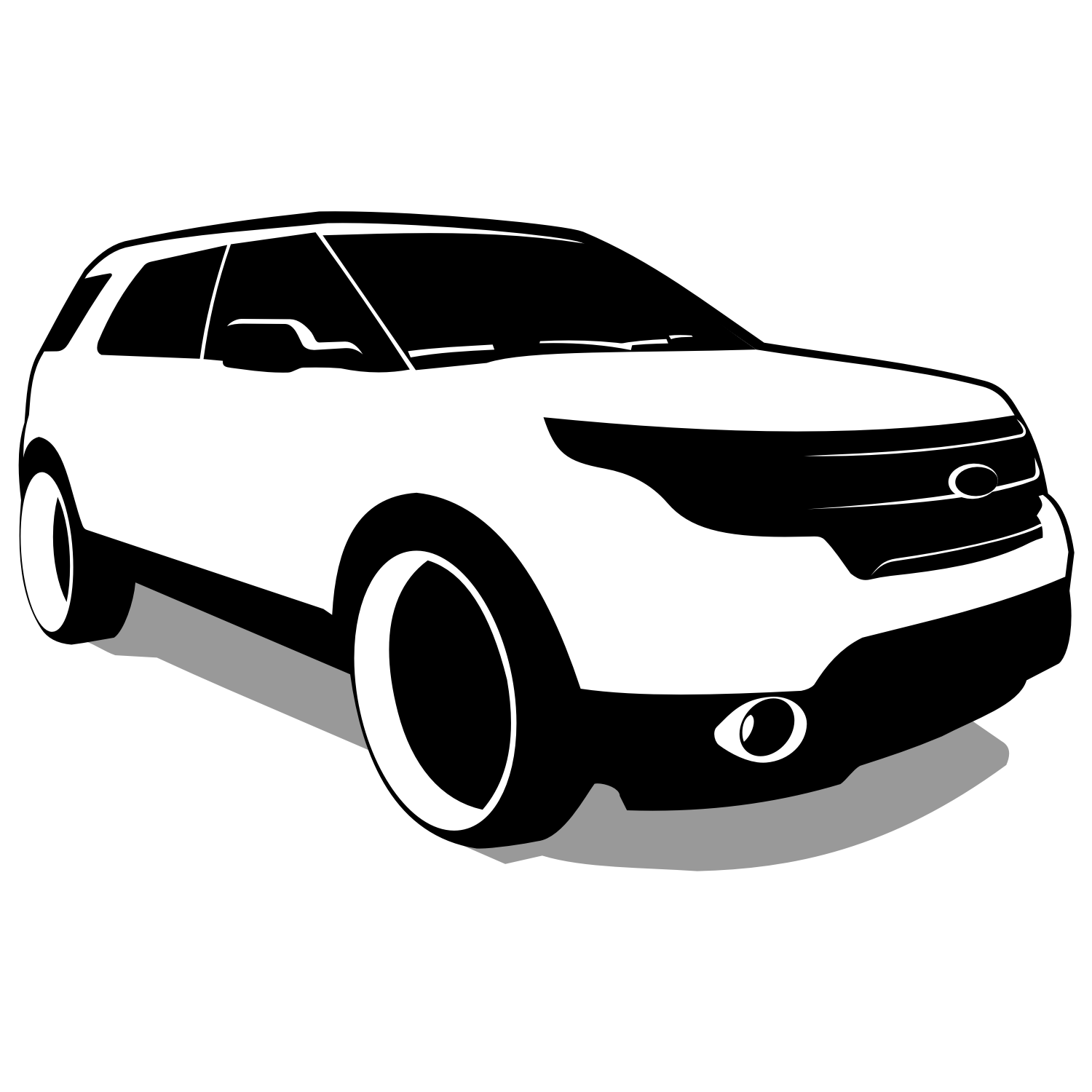 Vector for free use Ford Explorer vector