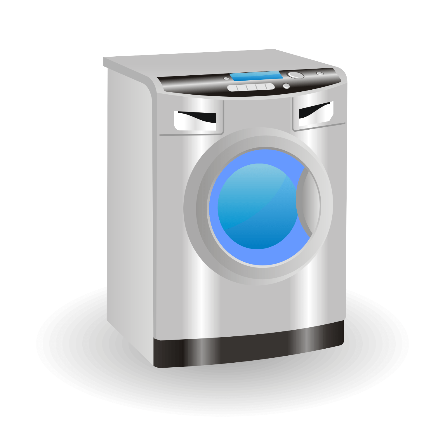 Vector for free use Washing machine vector