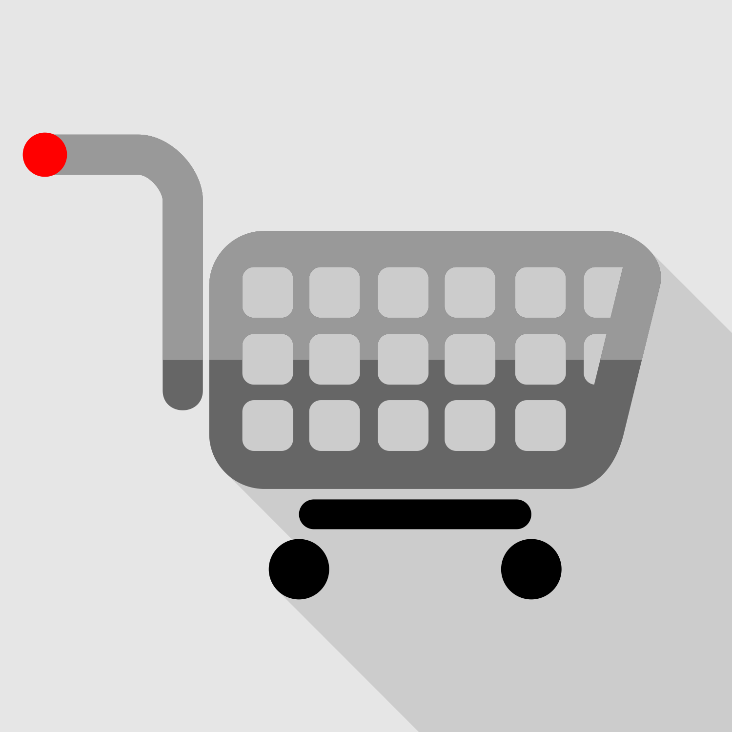 Vector for free use Shopping cart