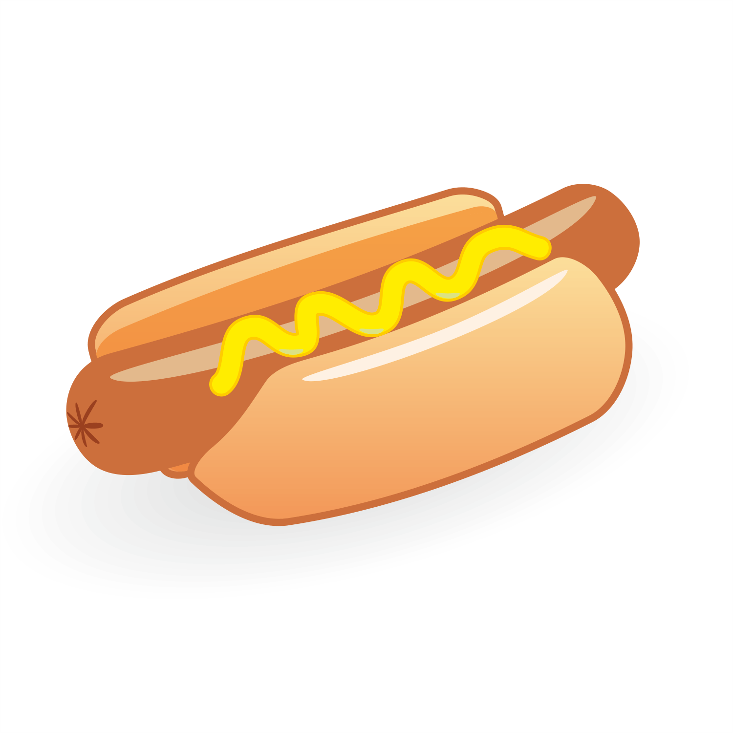 Vector for free use Hot dog vector