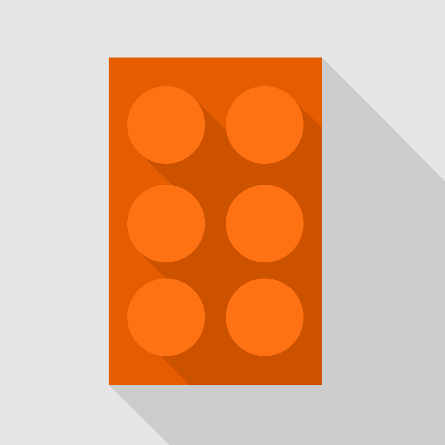 Vector for free use Lego building block