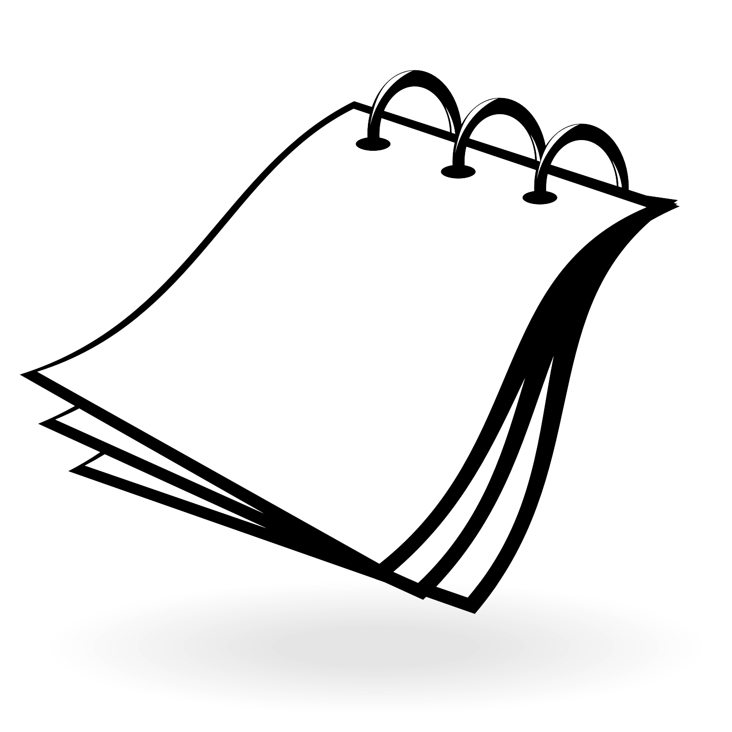 Vector for free use Office notebook vector