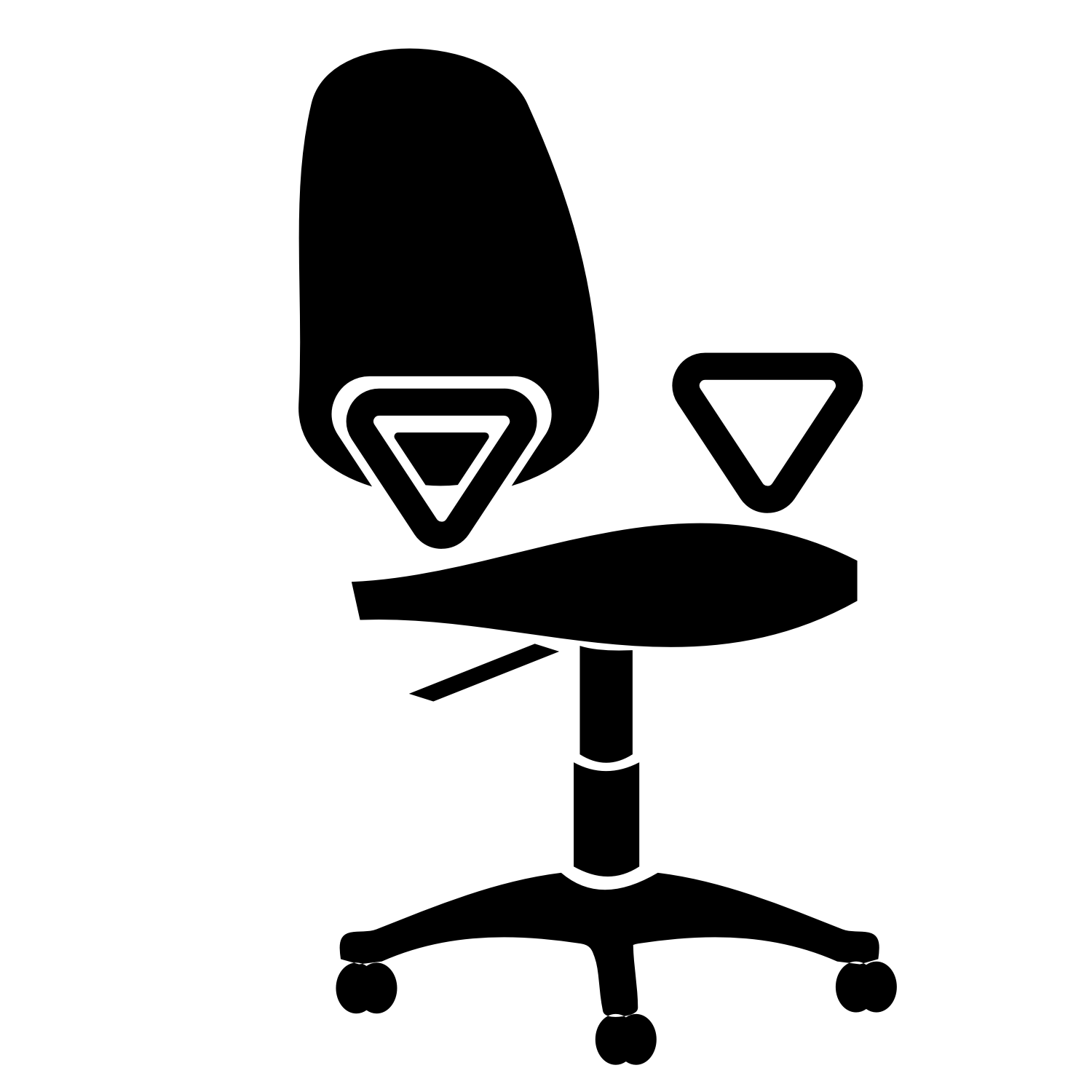 Vector for free use Office chair vector