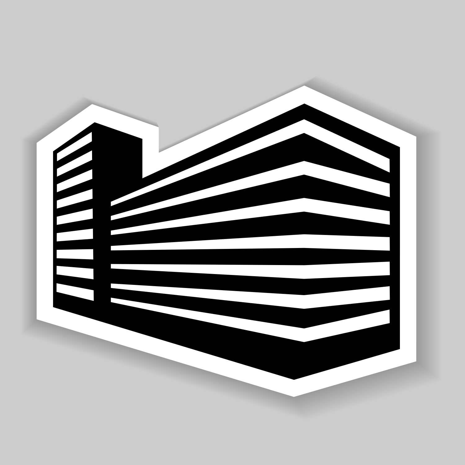 Vector for free use  sticker building