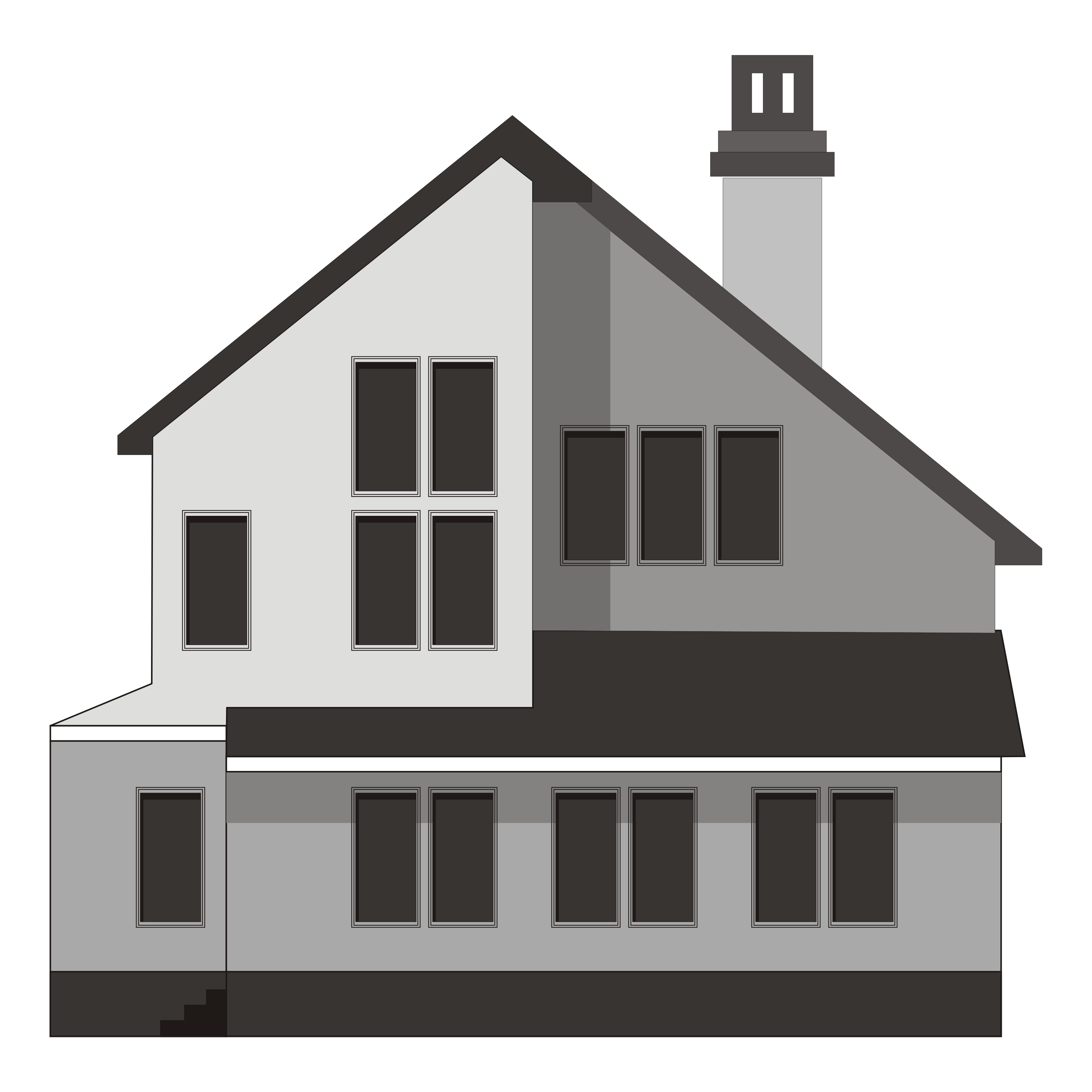 Vector for free use Small house