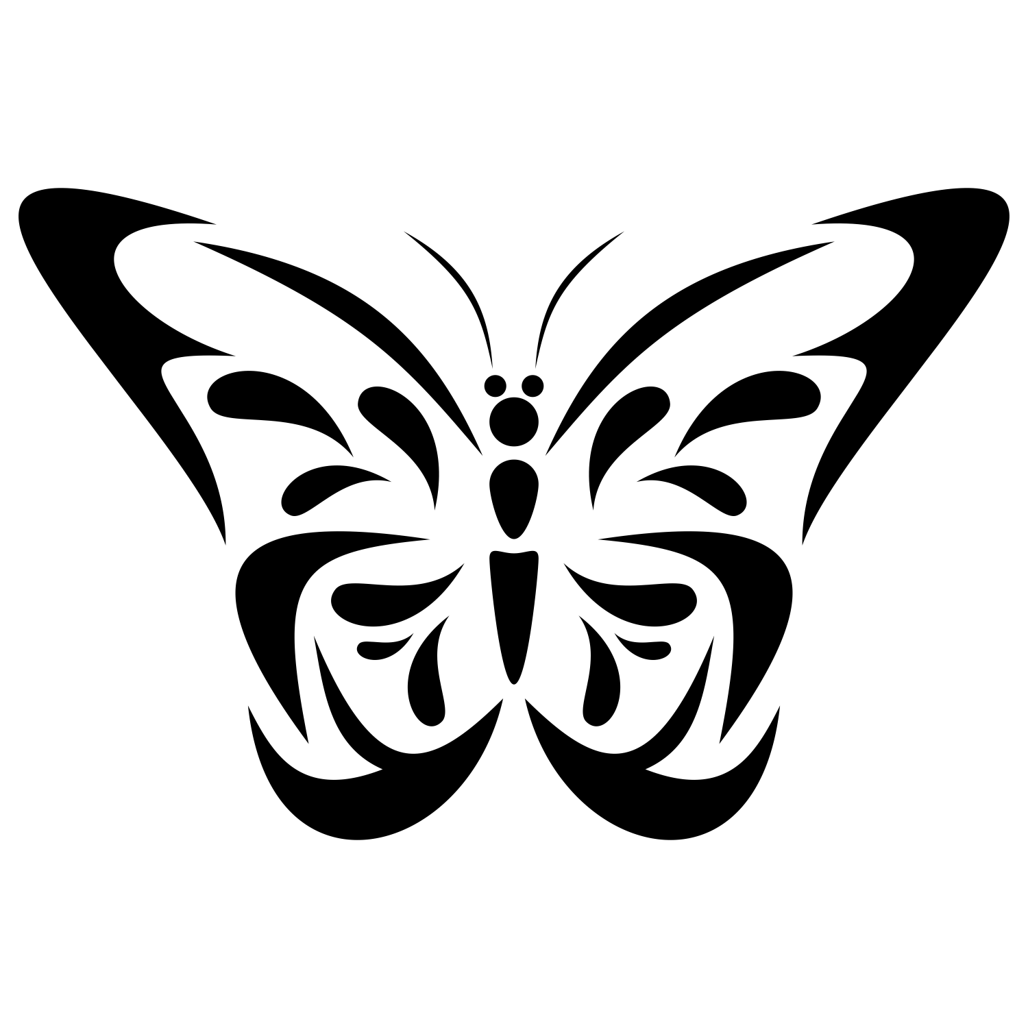 Vector for free use Butterfly vector