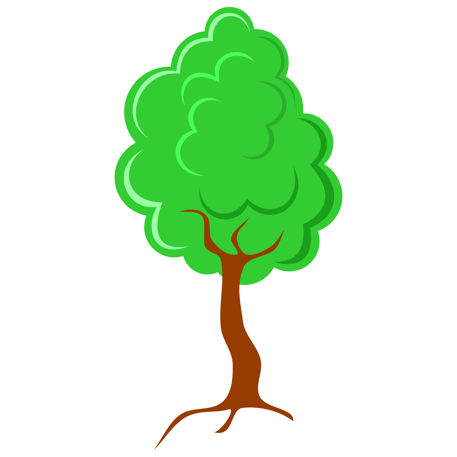 Vector for free use Small Tree