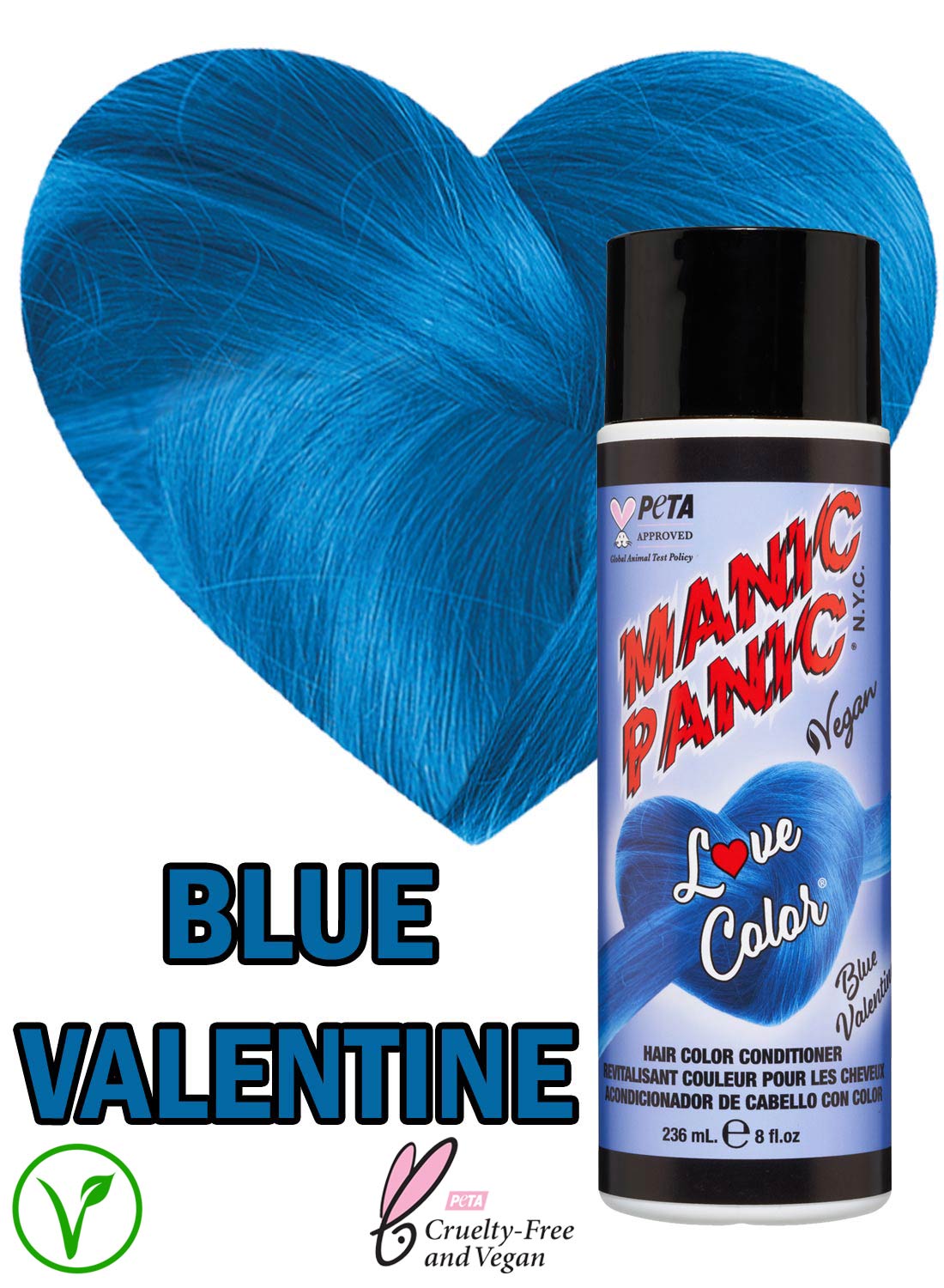 Köp Love Color Blue Valentine online hos Shock.se Manic Panic