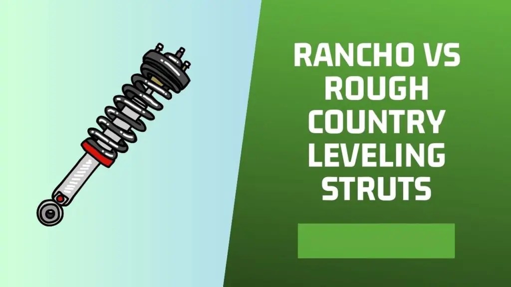 Rancho vs Rough Country Leveling Struts Shock Absorber Pro