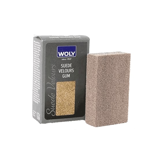 Suede Eraser for cleaning and removing stains from suede