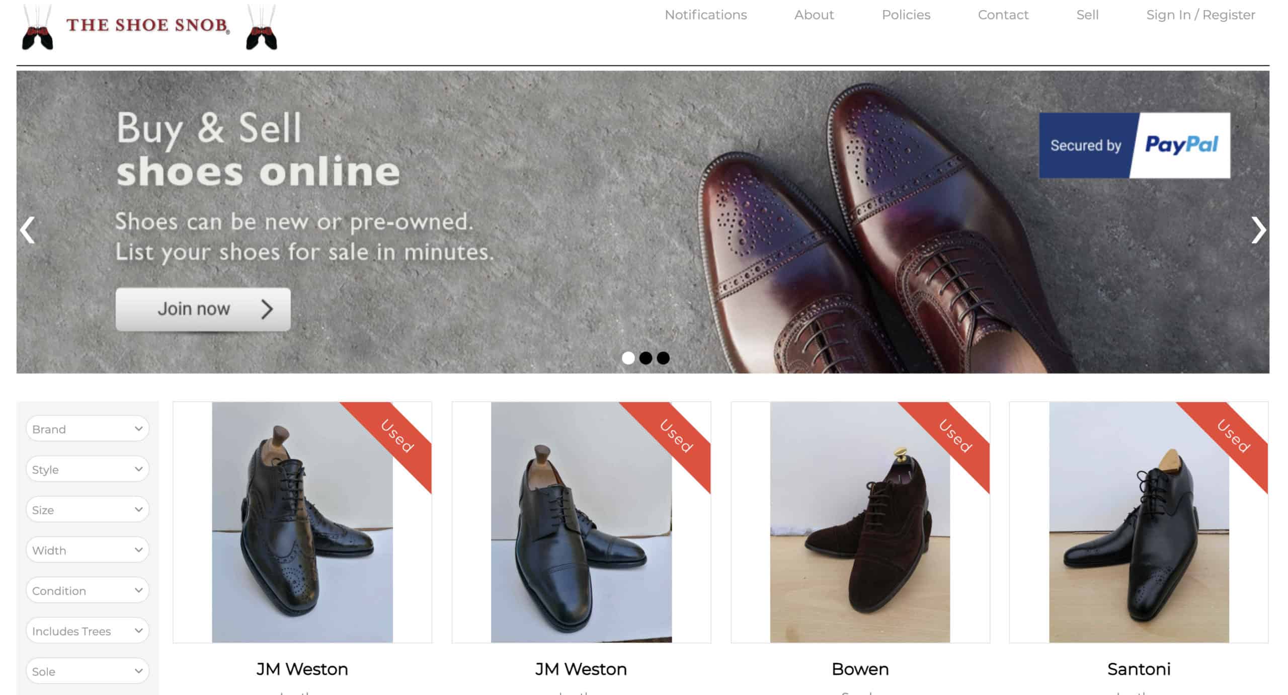 buy used sneakers near me