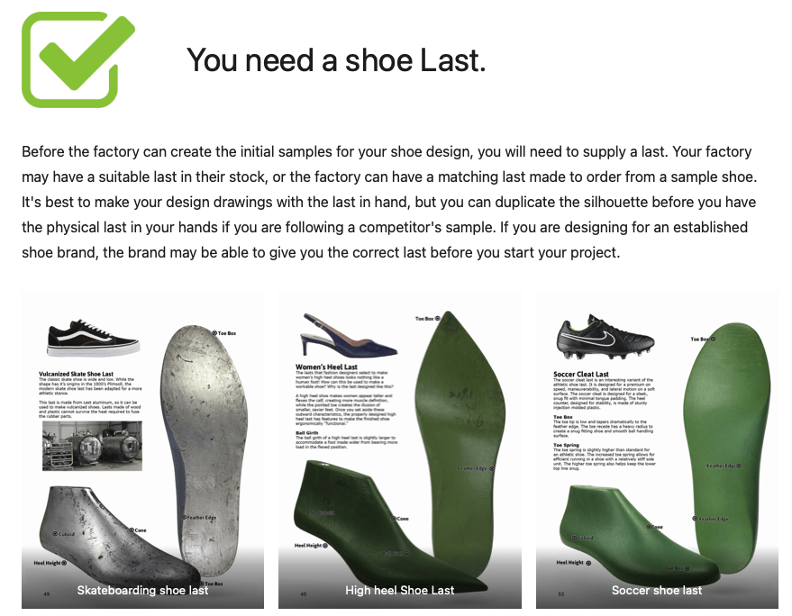 Make Your Shoe Design Factory Ready Shoe Maker's PreFlight Checklist