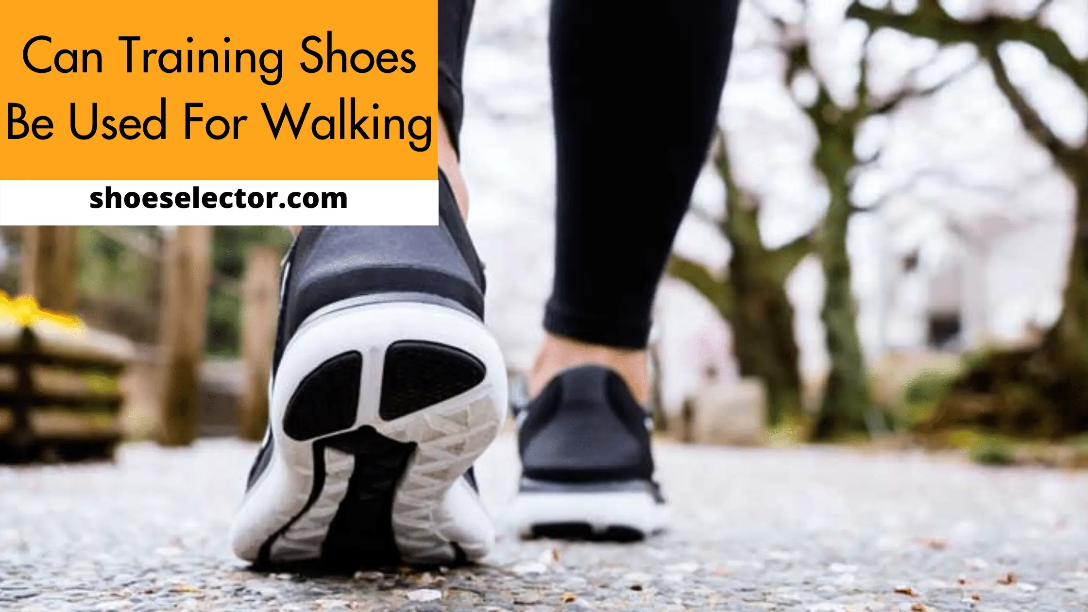 Can Training Shoes Be Used For Walking Guide
