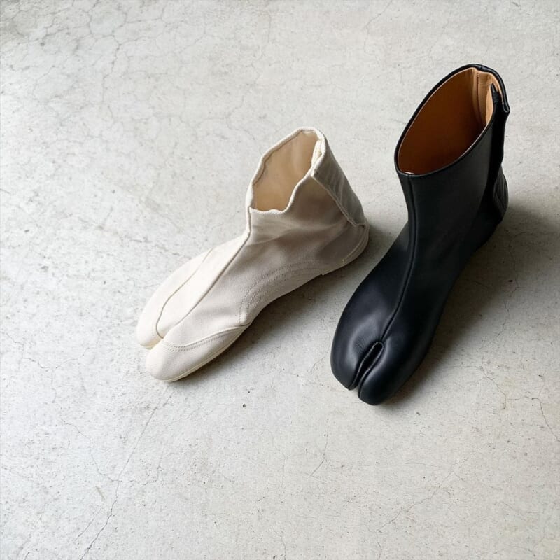 Comparison of Margiela TABI and MoonStar JIKATABI omasuのファッションブログ