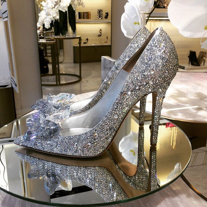 Jimmy Choo ‘Cinderella Slipper’ Shoes Post