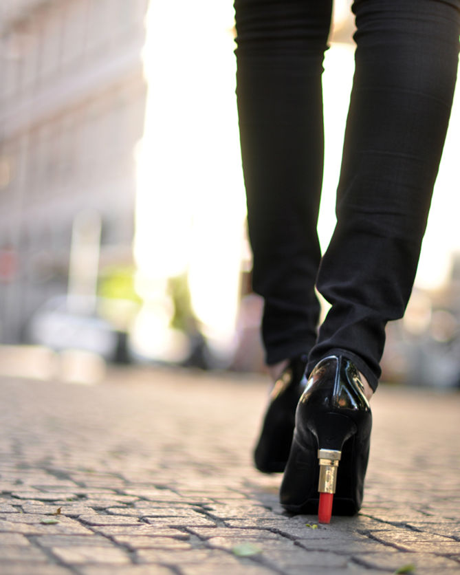 Alberto Guardiani LIPSTICK HEEL PUMP Shoes Post