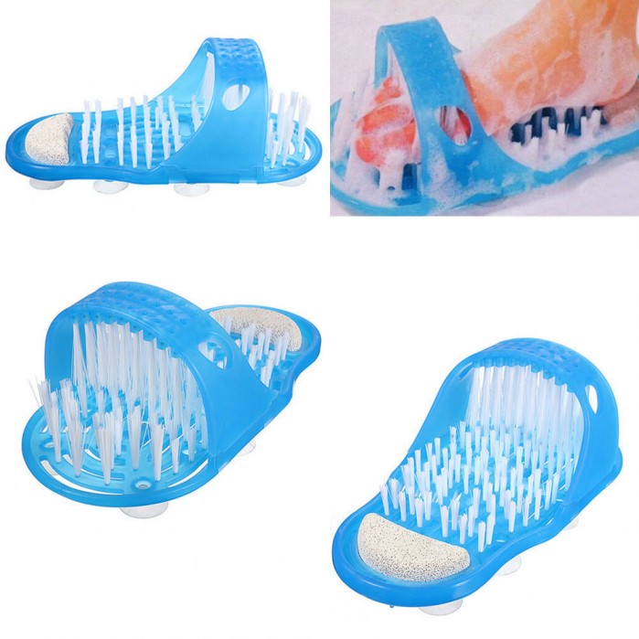 Easy Feet Foot Massager Brush Scrub Clean Shower Sucker Brush Shoes