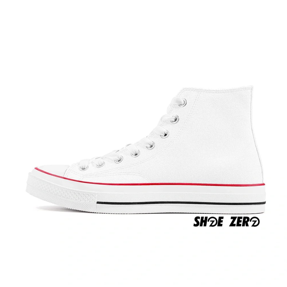 Customizable Classic Canvas Shoes (White Sole) Design your own High